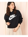 NIKE ルーズフィット裏起毛ロゴパーカー/ブラック(719)