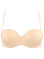 NUDE FEEL 490 ブラジャー　(ストラップレス)/ベージュ