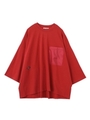 PATCHWORK TOP/レッド