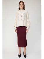 RIB KNITLONG スカート/PUR