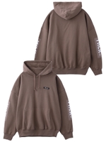 S SLEEVE BAR LOGO HOODIE/ベージュ