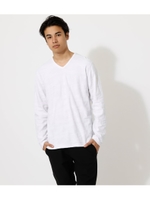 SHADOW CAMO LONG TEE/WHT