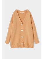 SHELL BUTTON SLEEVE カーディガン/L/ORG1