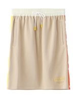 SIDE SNAP BUTTON SKIRT/ベージュ