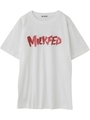 SS TEE GLITTER LOGO/レッド