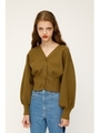 TUCK SLEEVE 2WAY TOPS/D/YEL3