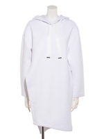 TUNIC HOODIE/OFF WHITE