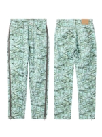 X-GIRL X YURINO SIDE FULL ZIP PANTS/グリーン