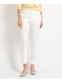 [S]【STYLE UP PANTS/マシンウォッシュ/UV/接触冷感/吸水速乾】オックスストレッチパンツ/ホワイト(002)