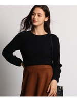 [S]【ハンドウォッシュ】 ホールガーメント(R)リブニット/ブラック(019)