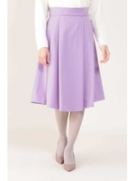 [ドラマ　桜井ユキさん着用]◆ブライトサージフレアスカート/ラベンダー(080)