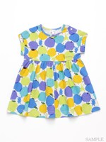 [ベビー]notsobig アップルドゥドゥプリント半袖チュニックTシャツ/ライトグレ-