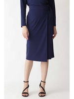 ［ウォッシャブル］裏起毛ポンチラップスカート/ブルー(110)