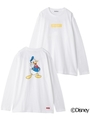【Disney】LS TEE / DONALD DUCK ./ホワイト