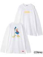 【Disney】LS TEE / DONALD DUCK ./ホワイト