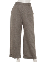 【HONEY CHURCH】ウール混ツイード/茶