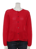 【HONEY CHURCH】テープヤーンカーディガン/赤