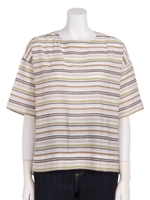 【HONEY CHURCH】ボーダーTBL/茶