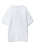 【Joel Robuchon & gelato pique】smile cotton ロゴTシャツ/OWHT