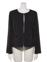 【Rewde】【セットアップ対応】ノーカラージャケット（0R16-12043）/ネイビー