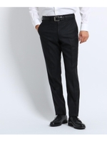 【Sサイズ〜】シャイニーヘリンボンストライプ パンツ/ブラック(319)