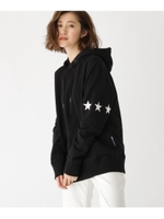 【WEB限定】ストレッチスターラインプルパーカー/ブラック(019)