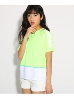 【adidas/アディダス】 カラーブロックTシャツ/ネオンイエロー(031)