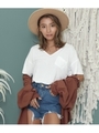 【anapmimpi】バック紐ポケットTシャツ/ホワイト(001)