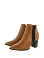 【ストレスフリー】サイドゴアショートブーツ/CAMEL