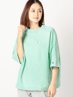 【チャンピオン】モックネックＴシャツ/ライトグリーン