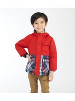 【ベビー】中綿入りマウンテンパーカー/レッド