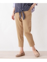 【接触冷感・吸水速乾】たてよこストレッチテーパードパンツ/ベージュ(052)