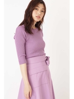 ◆アンジーリブニット/PURPLE(080)