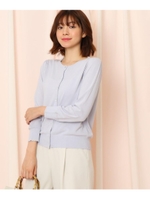◆スマートアイスクルーネックカーディガン/ライトブルー(691)