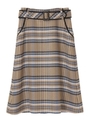ＣＡＲＭＩＧＮＡＮＯチェックタイトスカート/ベージュ