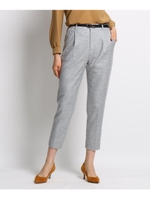 ウールブレンドテーパードパンツ/ライトグレー(911)