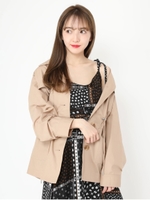 ウエストしぼりワークJKT/ベージュ