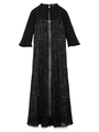 エンブロイダリードレス/BLK