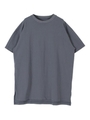 オーバーサイズコットンTシャツ/チャコール