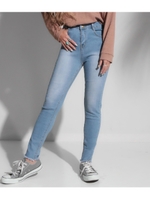 カットオフシンプルスキニーパンツ/ブルー(019)