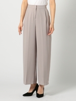 カラータックワイドパンツ/ベージュ