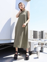 クロススリットロングワンピ/KHK