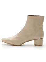 サークルヒールショートブーツ/GLD