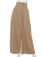 サイドポケットワイドパンツ/BEIGE