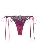 シャインローズリボン 単品Tバック/PURPLE