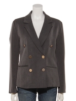 ショートブレザーJK/チャコール杢