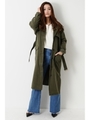 シングルロングトレンチコート/KHAKI