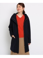 ジャージメルトンフーデットコート/ネイビー(093)