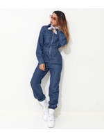 ジョガーデニムジャンプスーツ/インディゴ(021)