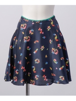 スカート/ネイビー×マルチ